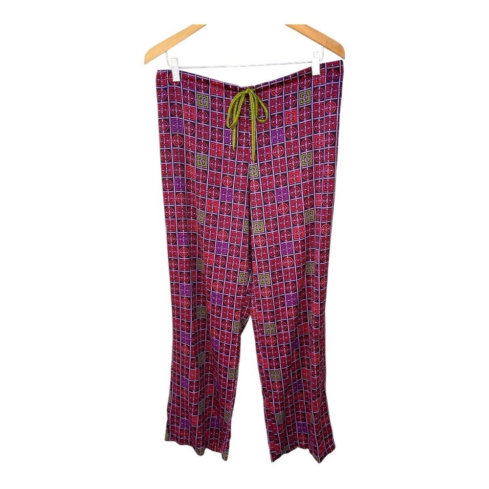 Natori Women's Infinity Printed Notch 2-piece Pajama Set Size M - Picture 8 of 11